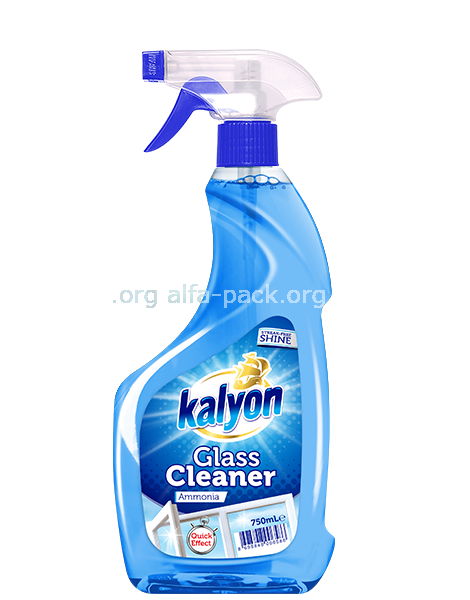 KALYON Засіб для очищення вікон Ammonia 750 ml (артикул: 070409001) купити в розділі «Миючі та чистячі засоби».