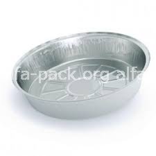 Харчовий одноразовий алюмінієвий контейнер SPT546L (круглий), 1440 мл, ⌀ 205 мм, h = 56 мм (артикул: 010600005) купити у розділі «Алюмінієва упаковка».