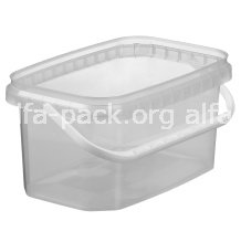 Контейнер пластиковый 5л прямоугольный (артикул: 020000066) купить в разделе «Пищевые ведра и контейнеры».