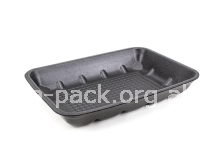 Подложка чорна TR 153, 250*175*35 (артикул: 040000218) купити в розділі «Полістирольна харчова одноразова упаковка».