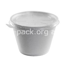 Супница из вспененного полистирола 450 мл с крышкой (артикул: 010600533) купить в разделе «Полистирольные супники».