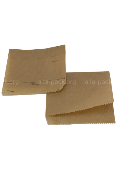 Паперовий пакет "куточок" 150 * 150 (артикул: 030002060) купити в розділі «Для кондитерки і випічки».