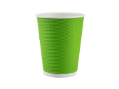 Гофрированный стакан зеленый 110 мл (артикул: 062100093) купить в разделе «Бумажные одноразовые стаканчики».