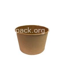 Контейнер бумажный  крафт, для супа. АльфаПак Одесса +38 048 770 76 70 Супниця крафт 350мл