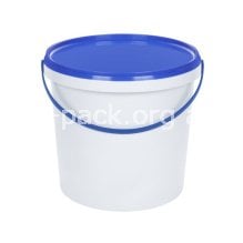 Ведро 3 л пластиковое для пищевых продуктов, белое, высокое. (артикул: 020000193) купить в разделе «Ведра».