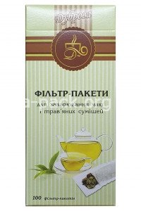 Фильтр-пакеты для чая большие (100 шт. в упаковке)