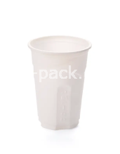 Стаканчик одноразовый из кукурузного крахмала 250мл (артикул: 060800032) купить в разделе «Биоразлагаемая одноразовая посуда».