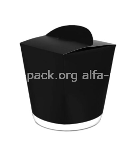 Коробка під лапшу, чорна wok