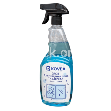 Засіб для чищення скла та дзеркал «KOVEA» 750 мл (артикул: 070409020) купити в розділі «Для стекол та дзеркал».
