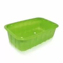 Лоток для ягоди ПП-702, (0,5 кг) зелений (артикул: 010100017) купити в розділі «Пластикова харчова одноразова упаковка».