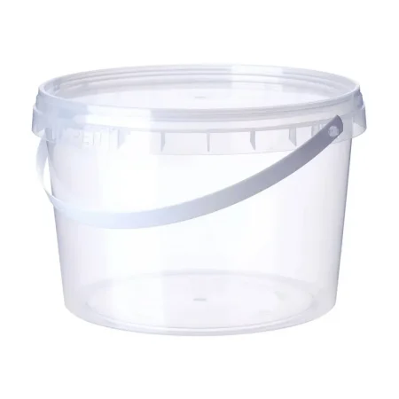 Ведро 2,3 л пластиковое прозоре (артикул: 020000034) купить в разделе «Ведра».