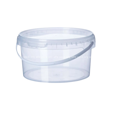 Відро 3 л. пластикова для харчових продуктів, прозоре (артикул: 020000040) купити в розділі «Відра».