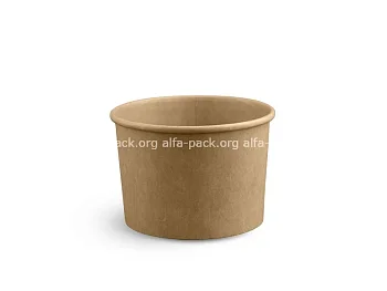 Супниця крафт 350мл