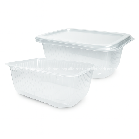 ОригКонтейнер ПП-118,прозорий 1000 мл (артикул: 010100218) купити в розділі «Пластикова упаковка для салатів та напівфабрикатів».