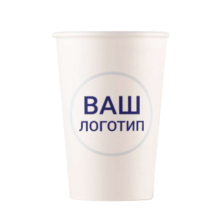 Стакан бумажный с логотипом купить в разделе «Бумажные стаканчики с индивидуальным дизайном».