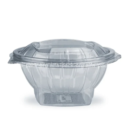Салатник 500мл с откидной крышкой (артикул: 062300002) купить в разделе «Пластиковая упаковка для салатов и полуфабрикатов».