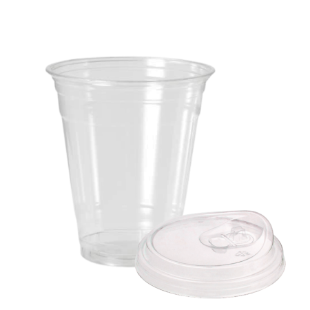 Купольный стакан с крышкой с клипсой 12 OZ 360мл (артикул: 062300026) купить в разделе « Пластиковые одноразовые стаканчики».