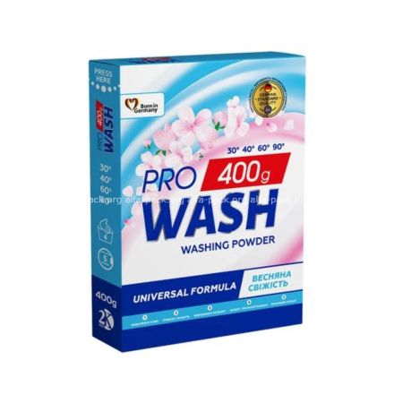 Порошок для стирки универсальный «Весенняя свежесть» ProWash, 400 г (артикул: 070403051) купить в разделе «Для стирки».