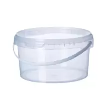Ведро 3 л. пластиковое для пищевых продуктов, прозрачное (артикул: 020000147) купить в разделе «Пищевые ведра и контейнеры».