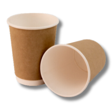 Стакан крафт паперовий двошаровий 110 мл (артикул: 062200054) купити в розділі «Паперові одноразові стаканчики».