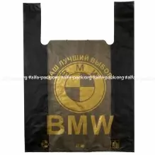  Пакет-майка 40*60 "BMW" Черный (артикул: 030001233) купить в разделе «Полиэтиленовые пакеты-майка».