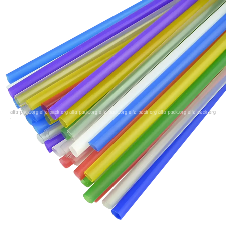 Трубочка "Фрешка" мікс 210мм * 70 мм (артикул: 060712009) купити в розділі «Кришки для паперових стаканчиків та аксесуари».