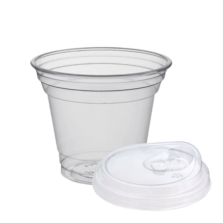 Купольный стакан с крышкой с клипсой 8 OZ  240 мл (артикул: 062300022) купить в разделе « Пластиковые одноразовые стаканчики».