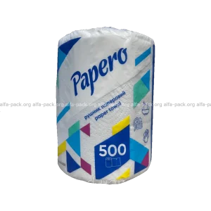Полотенце бумажное Papero Джамбо 500 листов (артикул: 070100077) купить в разделе « Бумажные салфетки и полотенца».