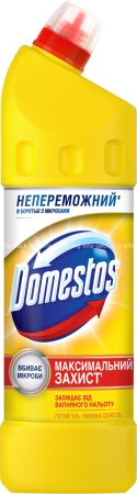 Средство для мытья унитаза "Domestos", 1 л (артикул: 070408032) купить в разделе «Для ванных комнат».