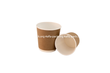 Стакан крафт бумажный двухслойный 110 мл (артикул: 062200054) купить в разделе «Бумажные стаканчики».