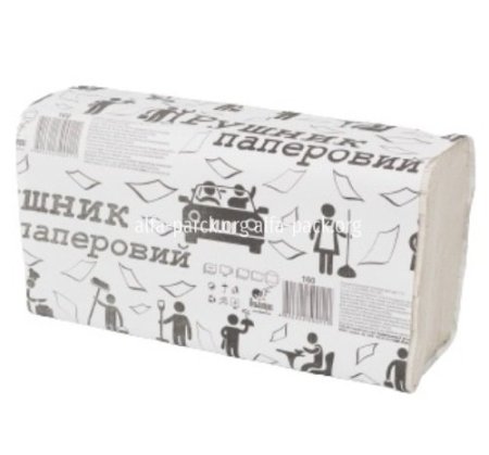 Полотенце бумажное V складка, макулатурное серое (артикул: 070100038) купить в разделе « Бумажные салфетки и полотенца».