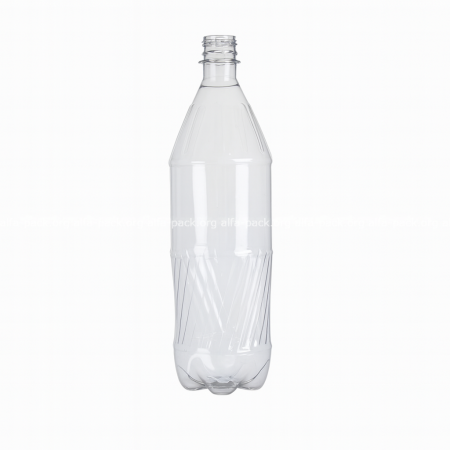 Бутылка пластиковая 1 л (28мм) рифленая (артикул: 060600061) купить в разделе «Пластиковые одноразовые бутылки».