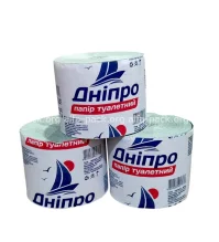 Туалетний папір "Дніпро" 8шт.  (артикул: 070300030) купити в розділі «Пакувальні матеріали та госптовари».