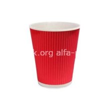 Гофрований стакан червоний 110 мл (артикул: 062200024) купити в розділі «Паперові одноразові стаканчики».