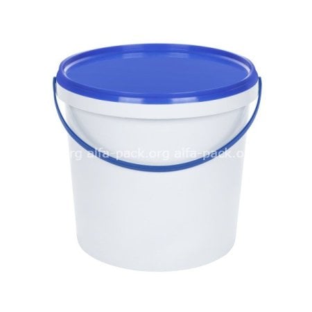 Відро 3 л. пластикове для харчових продуктів, біле, високе (артикул: 020000193) купити в розділі «Відра».