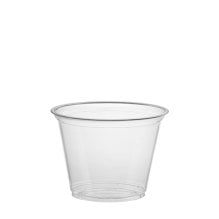 Купольний стакан з кришкою без отвору 200 (артикул: 062200501) купити в розділі «Пластиковий одноразовий посуд».