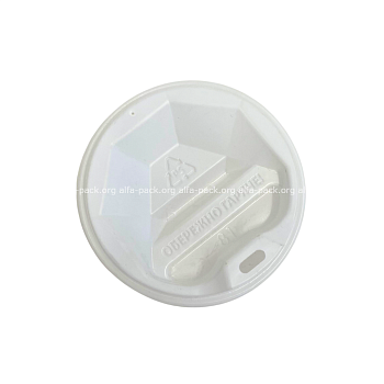 Кришка-72d, на стакан 185 мл, біла