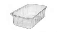 Лоток для ягоди ПП-702, (0,5 кг) прозорий 900 (артикул: 010100016) купити в розділі «Пластикова харчова одноразова упаковка».