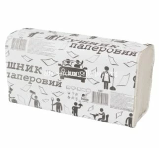 Полотенце бумажное V складка, макулатурное серое (артикул: 070100038) купить в разделе « Бумажные салфетки и полотенца».
