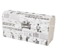 Полотенце бумажное V складка, макулатурное серое (артикул: 070100038) купить в разделе «Средства для уборки, хозтовары, одноразовая посуда для дома».