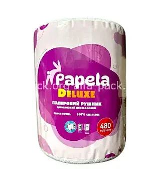 Рушник паперовий Papela Deluxe 480 відривів