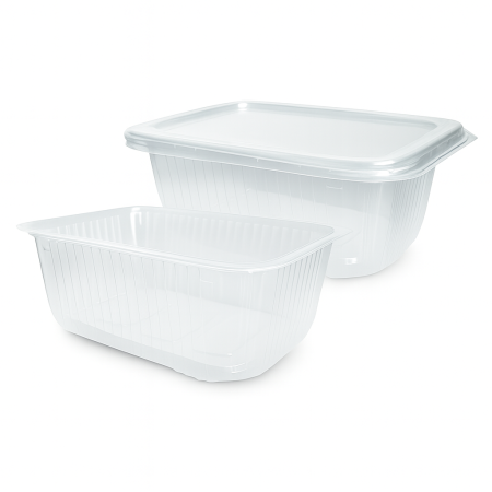 ОригКонтейнер ПП-118, прозрачный 1000 мл (артикул: 010100218) купить в разделе «Пластиковая упаковка для салатов и полуфабрикатов».