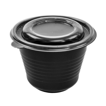 ОригОдноразова супниця ПП-117 чорна, 750 мл (артикул: 010100195) купити в розділі «Пластикова харчова одноразова упаковка».
