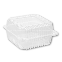 Одноразовий пластиковий контейнер 20D ПЕТ HF 131*131*78 мм (1030 мл) (артикул: 010701409) купити в розділі «Пластикова харчова одноразова упаковка».