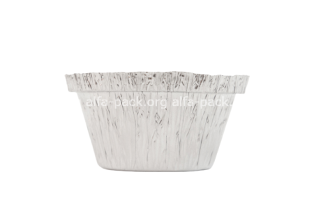 Алюминиевый контейнер круглий C5 (135мл) (артикул: 010600121) купить в разделе «Алюминиевая пищевая одноразовая упаковка».